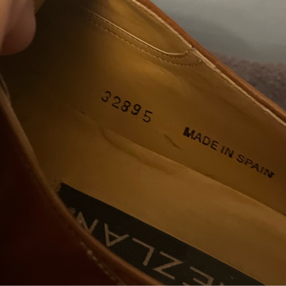 Mezlan Mens Lizard Oxford Shoes in Brown! - Picture 9 of 11